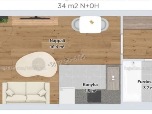 Eladó lakás Budapest XI. kerület, Kelenföld 34 nm