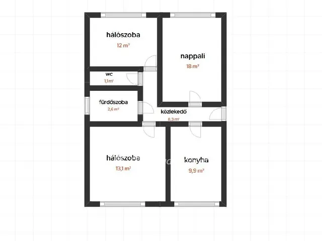 Eladó lakás Cegléd 65 nm