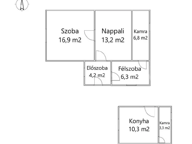 Eladó ház Jászkarajenő 47 nm