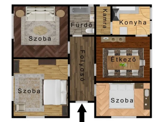 Eladó ház Tiszakeszi 91 nm