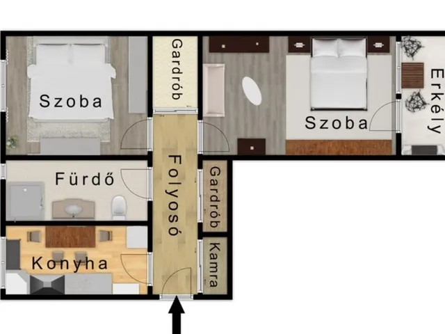 Eladó lakás Miskolc 57 nm
