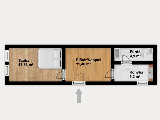 Eladó ház Mezőkövesd 40 nm