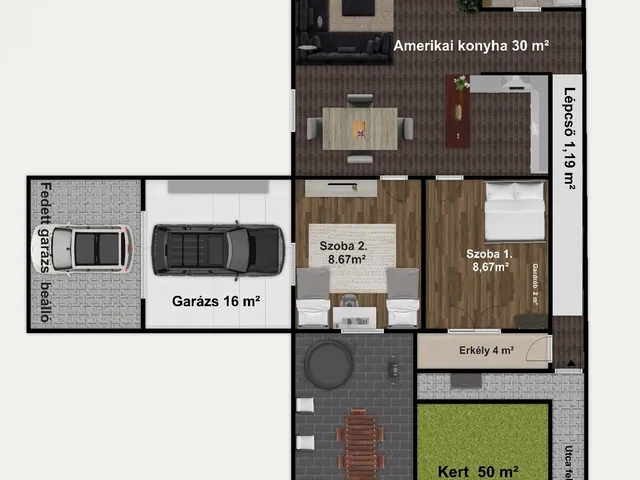 Eladó ház Tiszaújváros 68 nm