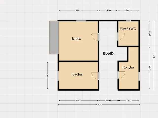 Eladó ház Sajószentpéter 100 nm