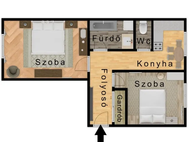 Eladó lakás Miskolc, Árpád utca 51 nm