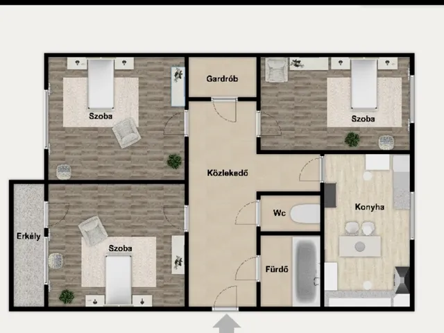 Eladó lakás Miskolc 73 nm