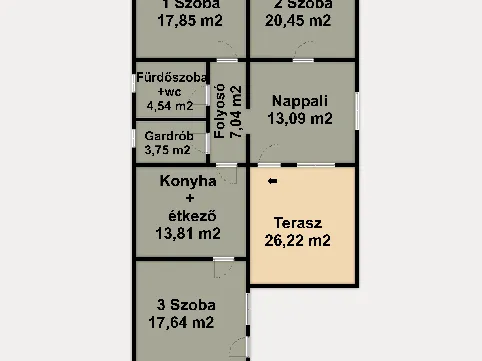 Eladó ház Sajólád 98 nm