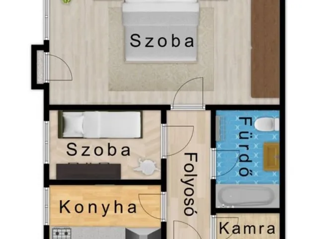 Eladó lakás Sajószentpéter 42 nm