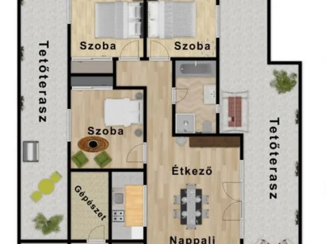Eladó lakás Miskolc, Knézich Károly 102 nm
