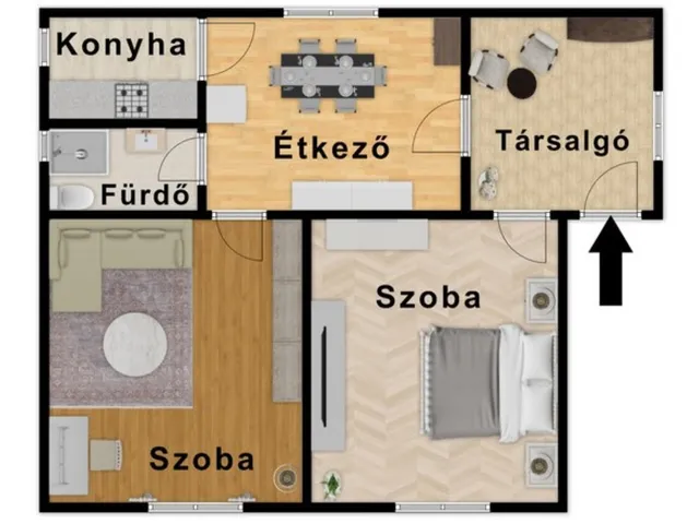 Eladó ház Mezőcsát, Kossuth út 65 nm