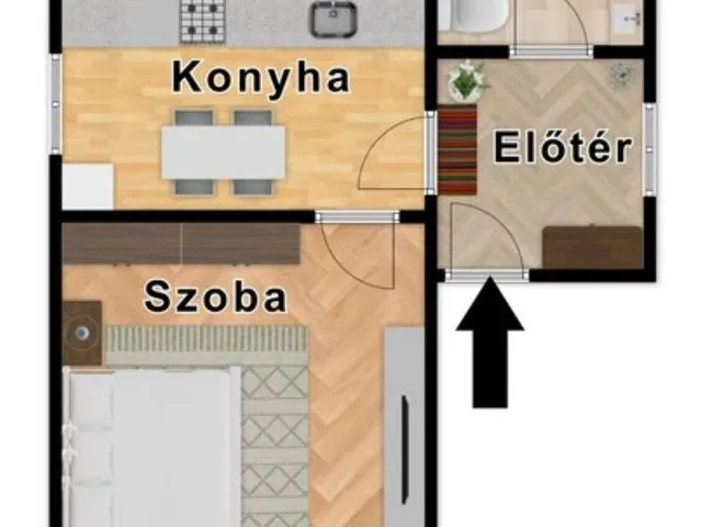 Eladó ház Sajószentpéter 45 nm