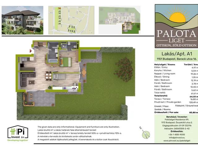 Eladó lakás Budapest XIV. kerület 65 nm