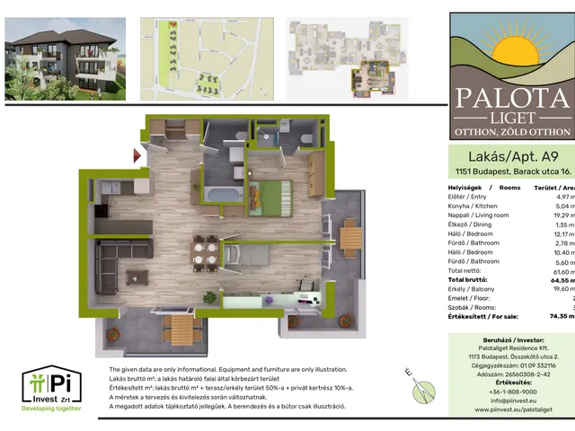 Eladó lakás Budapest XIV. kerület 65 nm