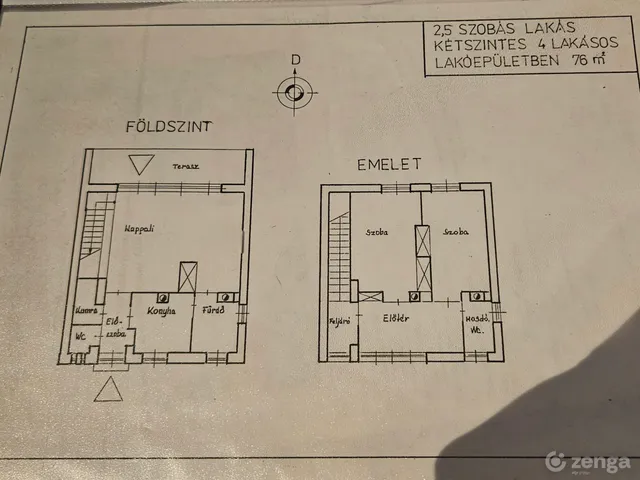 Eladó lakás Nagyoroszi, Kertész utca 4 76 nm