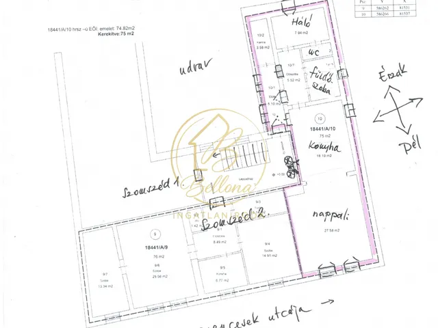 Kiadó lakás Pécs, Belváros 75 nm