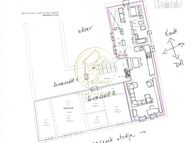 Kiadó lakás Pécs, Belváros 75 nm