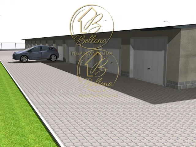 Eladó garázs Kozármisleny 18 nm