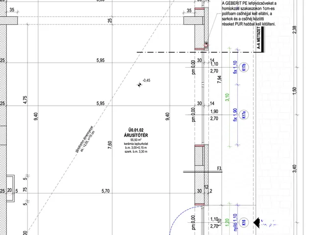 Kiadó kereskedelmi és ipari ingatlan Győr, Marcalváros II. 55 nm