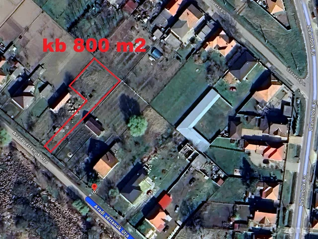 Eladó telek Tura 800 nm