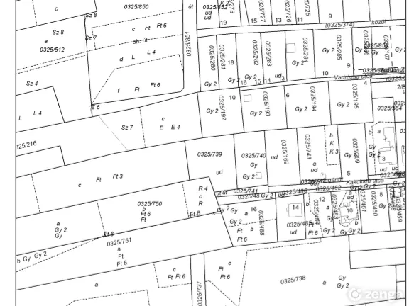 Eladó telek Nyíregyháza, Nyírszőlős 1773 nm