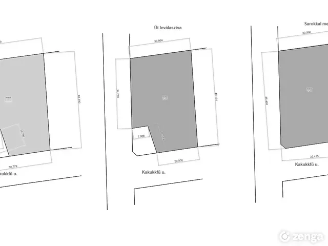 Eladó telek Nyíregyháza, Nyírszőlős, Kakukkfű utca 13. 1773 nm