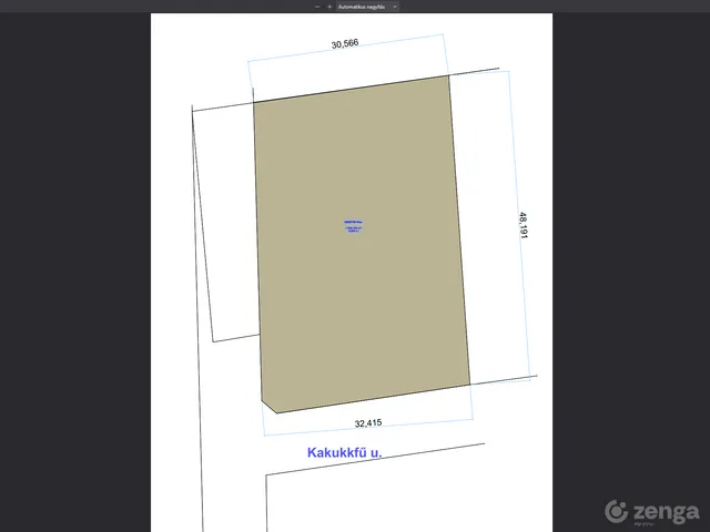 Eladó telek Nyíregyháza, Nyírszőlős 1893 nm