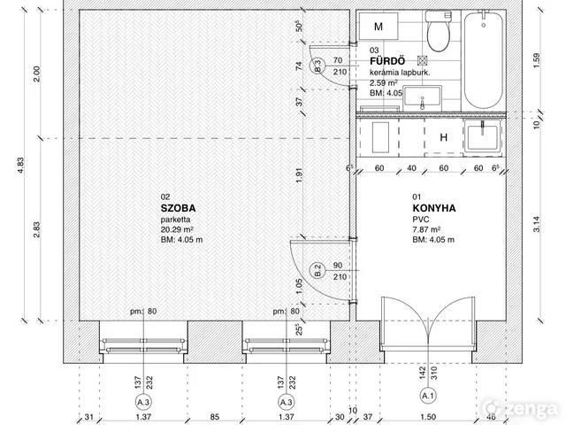 Kiadó lakás Budapest VIII. kerület 31 nm