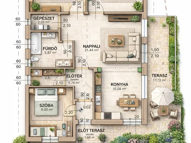 Eladó ház Székesfehérvár, Maroshegy 80 nm