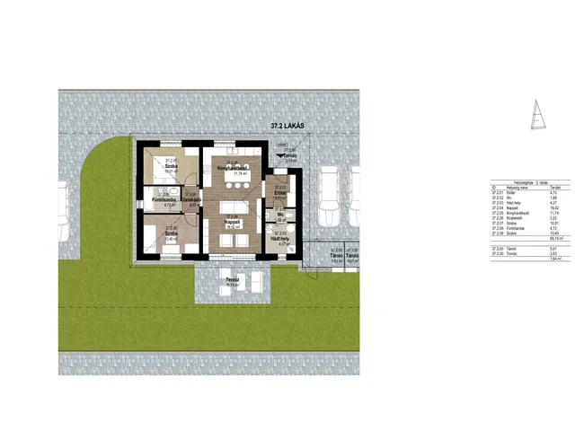 Eladó ház Szombathely, Szentkirály, Vízmellék utca 68 nm