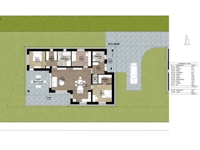 Eladó ház Szombathely, Szentkirály, Vízmellék utca  112 nm