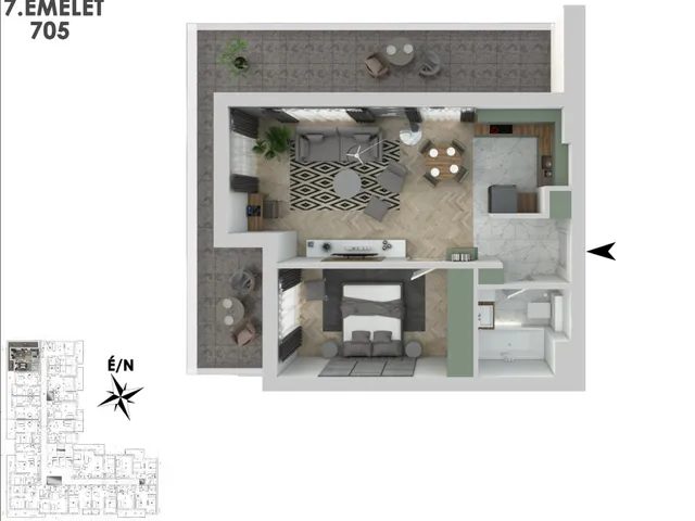 Eladó lakás Budapest XIII. kerület, Angyalföld 45 nm