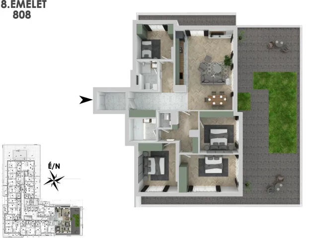 Eladó lakás Budapest XIII. kerület, Angyalföld 106 nm