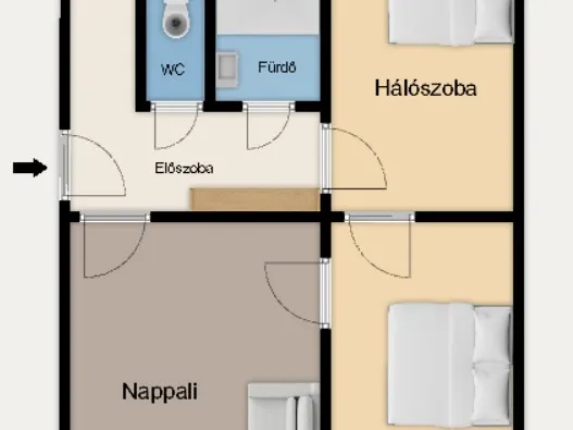 Eladó lakás Debrecen, Belváros 60 nm
