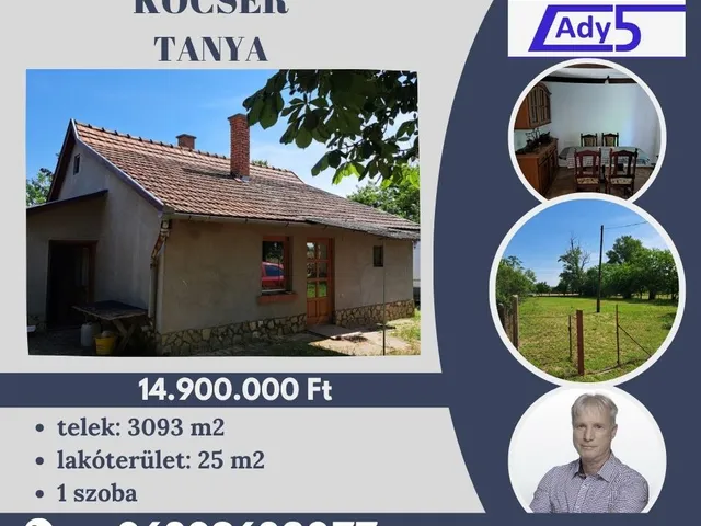 Eladó mezőgazdasági ingatlan Kocsér 25 nm