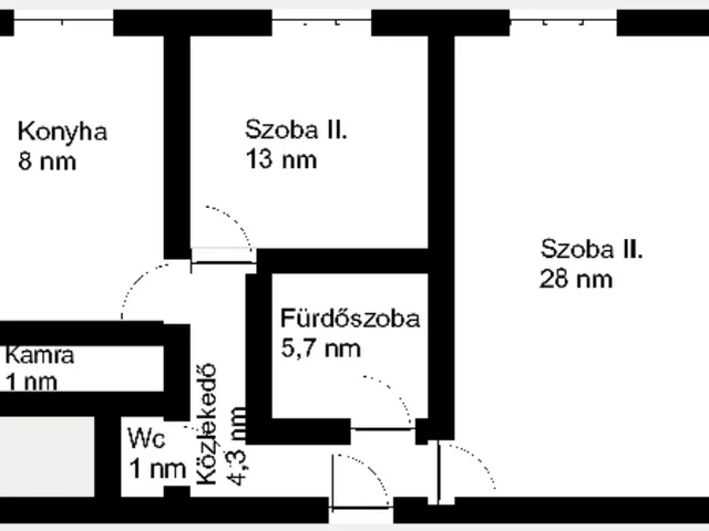 Eladó lakás Mezőtúr, Földvári 61 nm