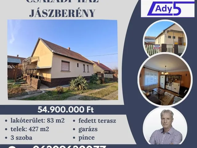 Eladó ház Jászberény 83 nm