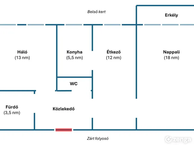 Eladó lakás Budapest XVII. kerület 57 nm
