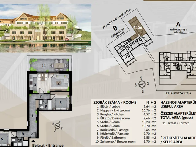 Eladó lakás Veresegyház, Mézesvölgy 71 nm