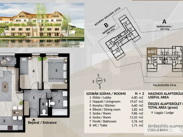 Eladó lakás Veresegyház, Mézesvölgy 65 nm