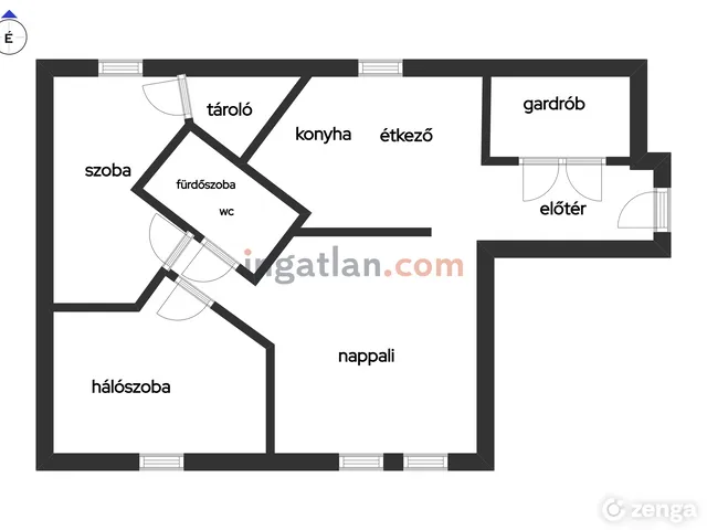 Eladó lakás Pécs, Belváros 40 nm