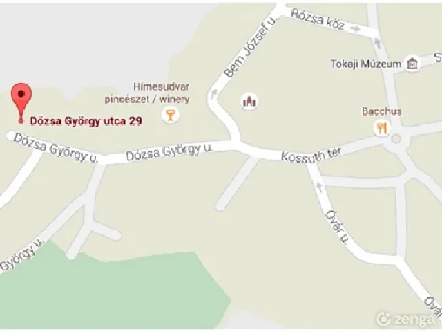 Eladó telek Tokaj 2115 nm