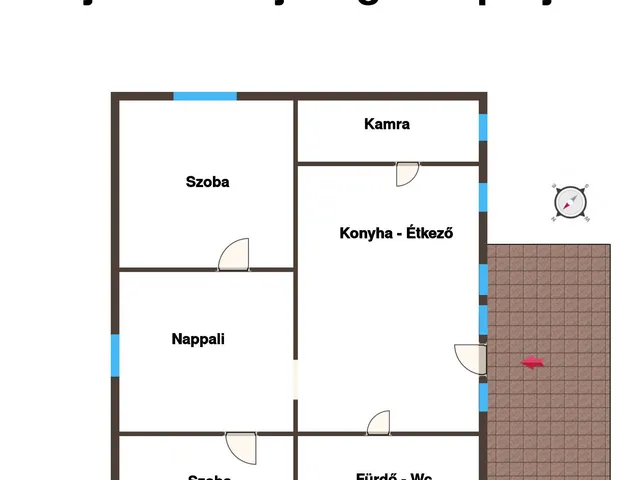 Eladó ház Táborfalva 68 nm