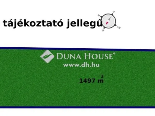 Eladó telek Biatorbágy 1492 nm