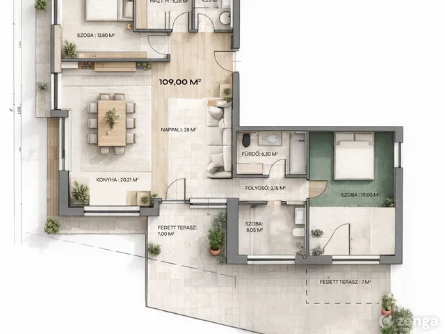 Eladó lakás Zalaegerszeg 109 nm