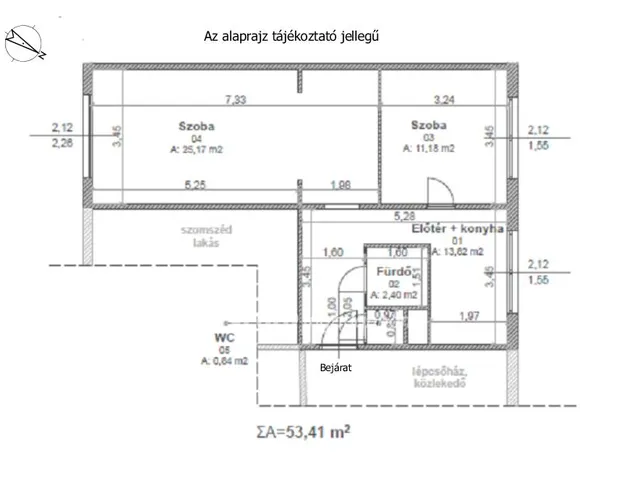 Eladó lakás Győr, Nádorváros 53 nm