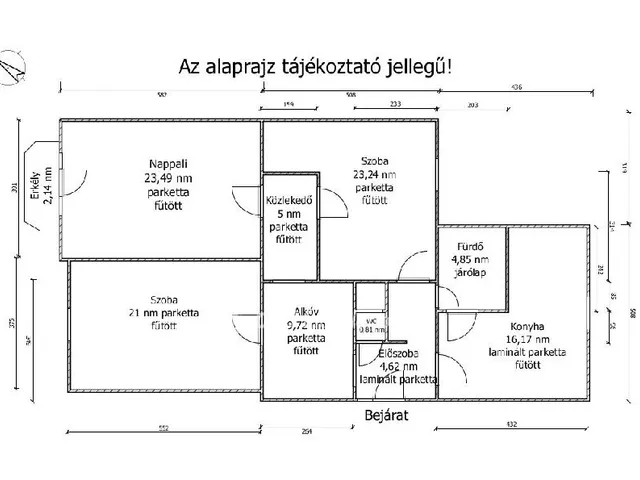 Eladó lakás Győr, Belváros 105 nm
