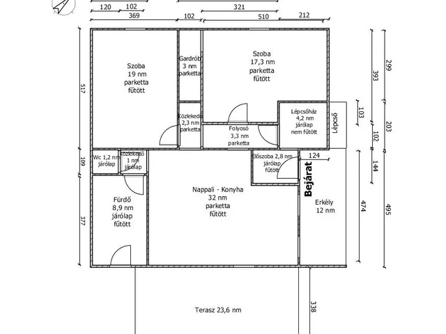 Eladó ház Győr, Szabadhegy 169 nm