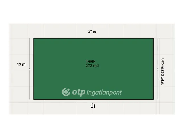 Eladó telek Győr 272 nm
