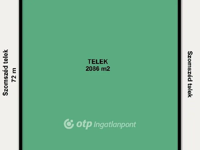 Eladó telek Pér 2086 nm