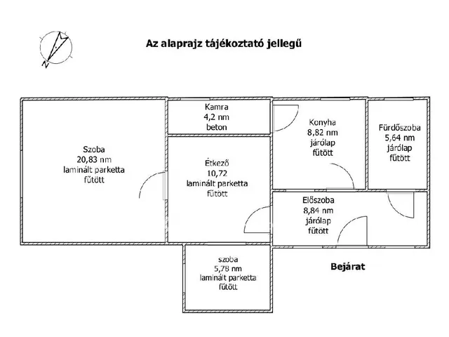 Eladó ház Bőny 64 nm